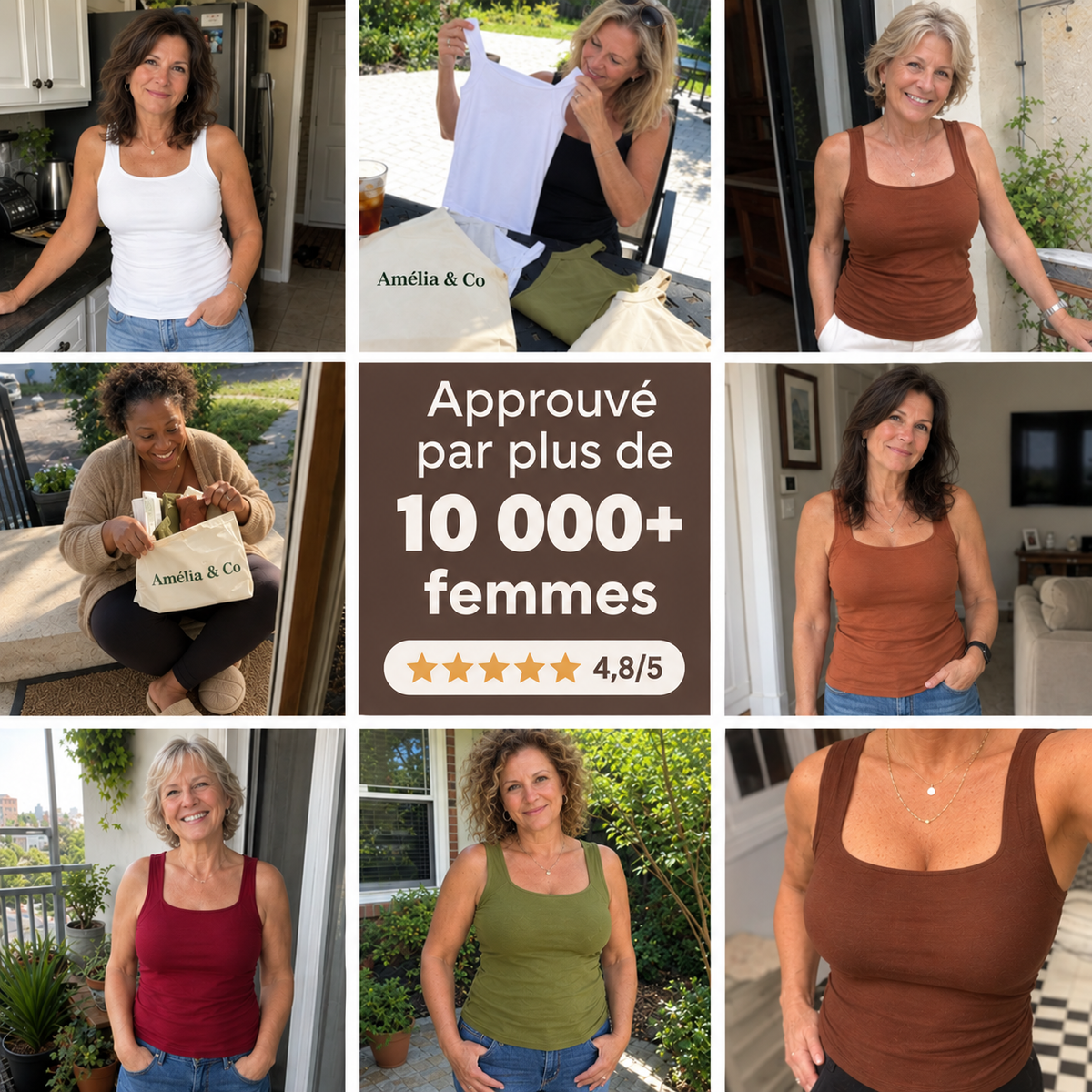 Débardeur soutien-gorge intégré